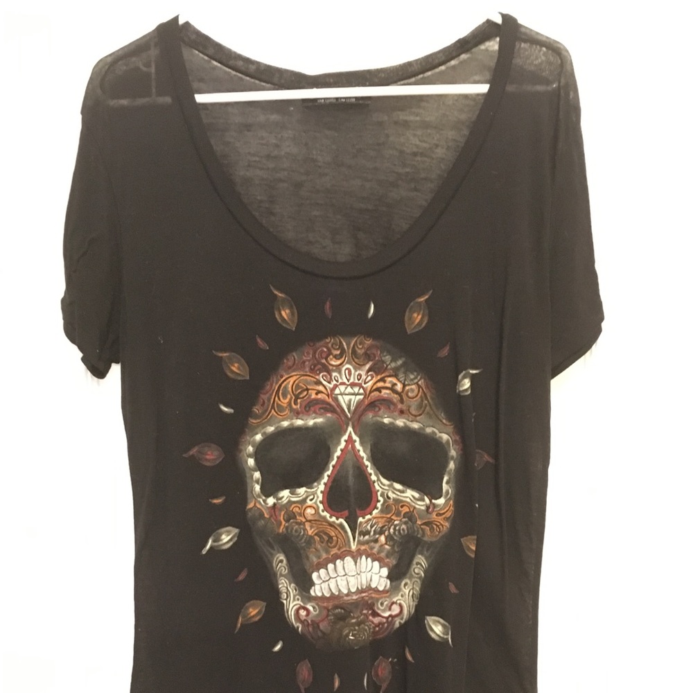 ☠️ Women’s Sugar Skull Black short sleeve T